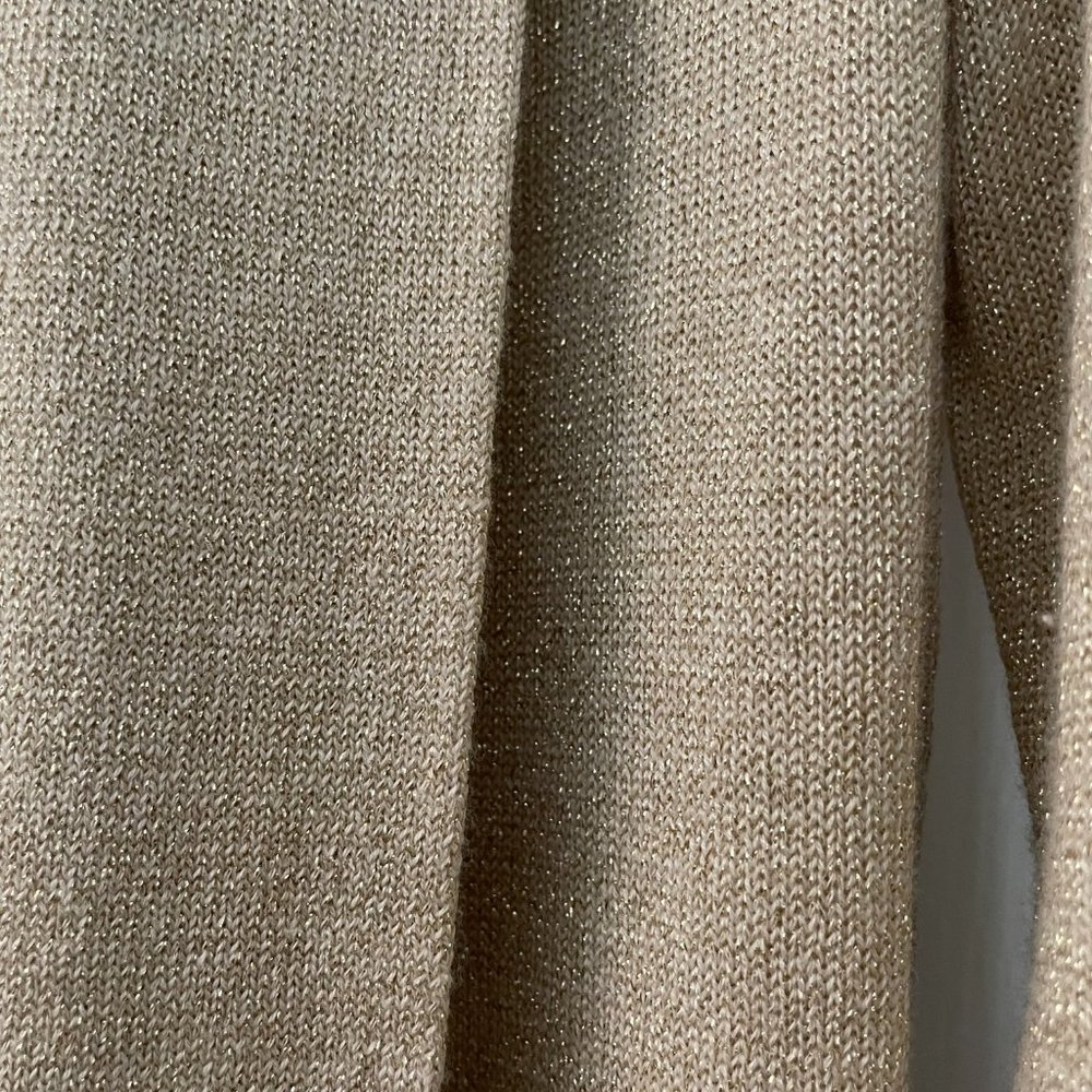Banana Republic Gold Shimmer Cardigan XS - Picture 3 of 11
